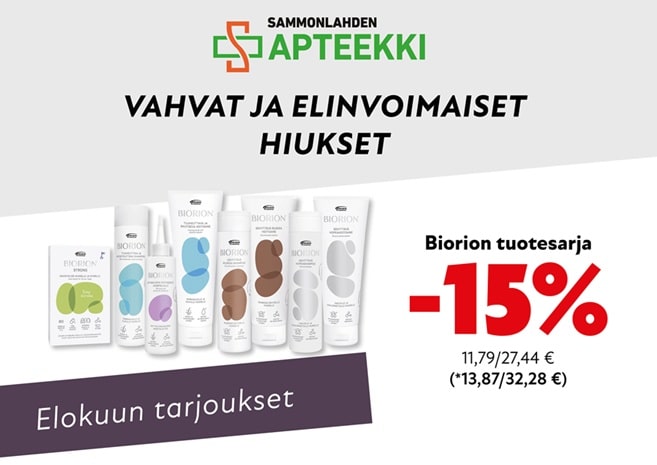 Esimerkkimainos • Sammonlahden apteekki