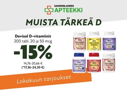 Esimerkkimainos • Sammonlahden apteekki